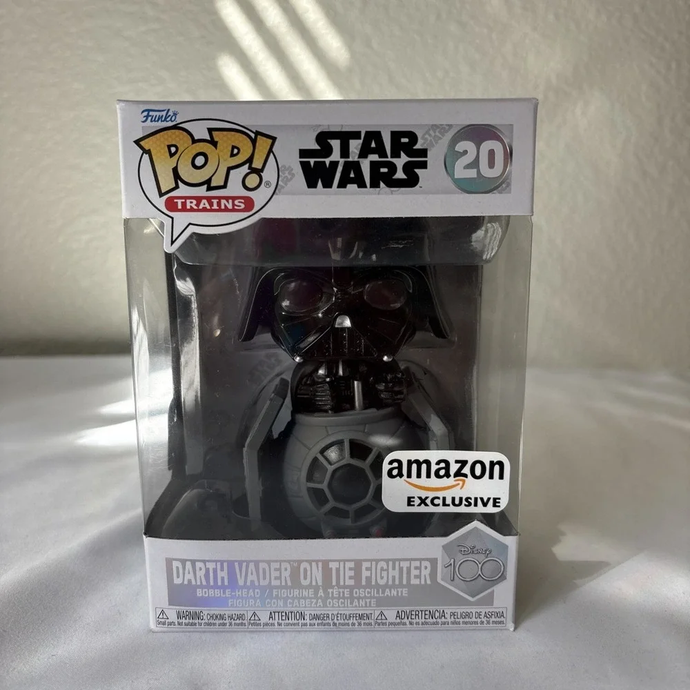 Funko‎ Pop! Trains Star Wars Darth Vader on Tie Fighter #20 Amazon Exclusive W/P
